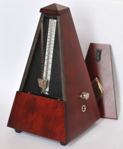 Malzel Metronome, w/bell,mahog