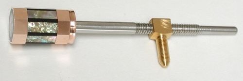 Vln.Bow Button,gold/div/8inlay