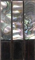 Abalone Vln. Slide,ebony lined