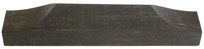 Cello Saddle, ebony, fitted
