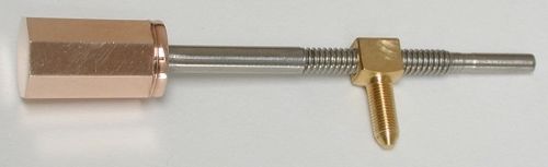 Cello Bow Button, gold cap