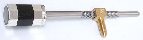 Bass Bow Button,silver/div/eye