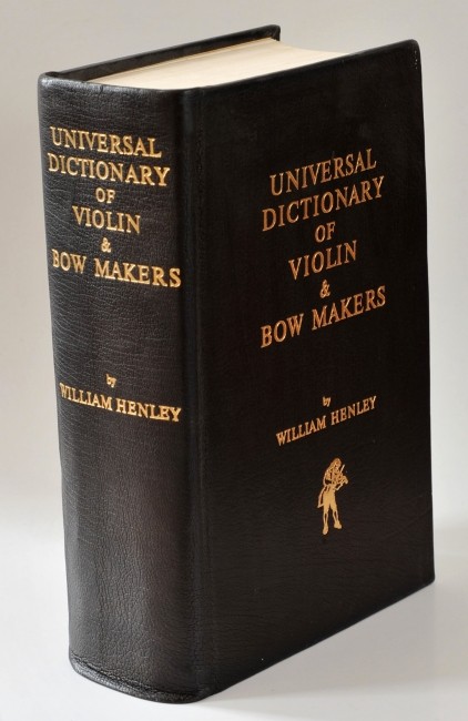 Dictionary of Violin Makers, Henley