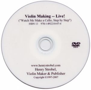Cello Making Step by Step, DVD