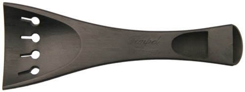 Tempel Hill Violin Taillpiece, Ebony/ivory