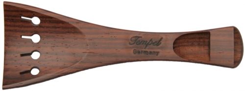 Tempel Hill Violin Taillpiece, Rosewood/black horn