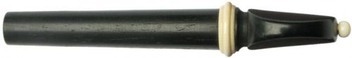 Tempel Hill Style Viola Peg, Ebony with Mammoth accents