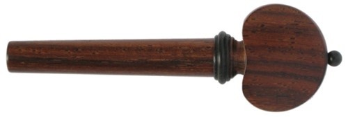 Tempel Hill Style Violin Peg, Rosewood with Ebony accents