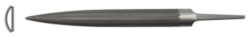 Grobet Half-Round Files, 15 x 4.5 x 150mm