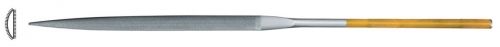 Half-Round Valtitan Needle Files, 1.5 x 6 x 85mm