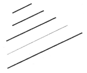 Pfeil Chisels, skew cut, double bevel