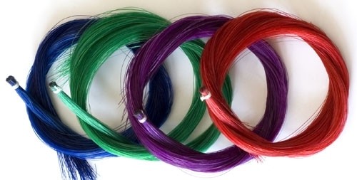 Glasser Bowhair Hank, colours, violin
