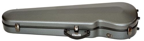 JW Contour violin case, charcoal textured