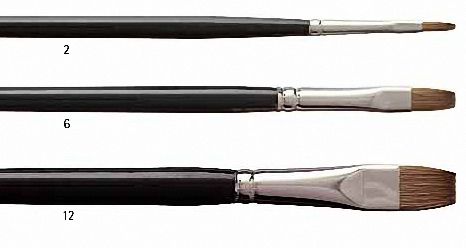 Red Sable Varnish Brushes