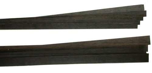 Ebony veneer strips