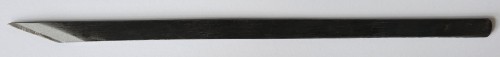 Kiridashi Blade, double bevel