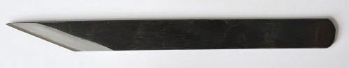 Kiridashi Blade, double bevel
