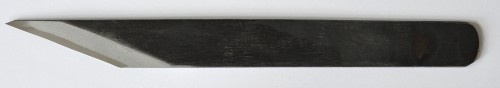 Kiridashi Blade, double bevel