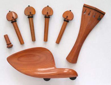 B&C Hill Viola Set, Pernambuco/Black
