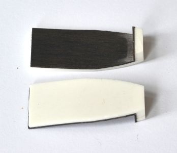 Bone Violin Bow Tip-90 ebony