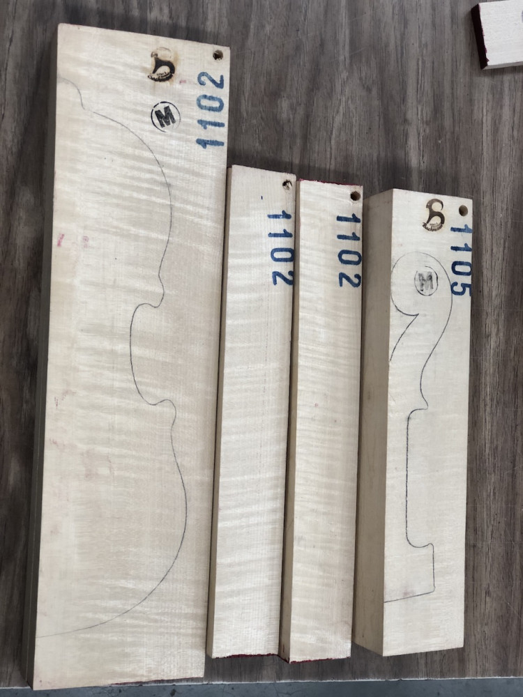 Bachmann Balkan Maple Violin SET