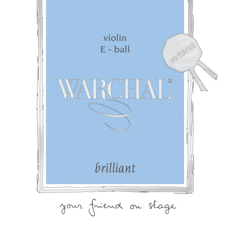 Brilliant Vintage Violin E, ball